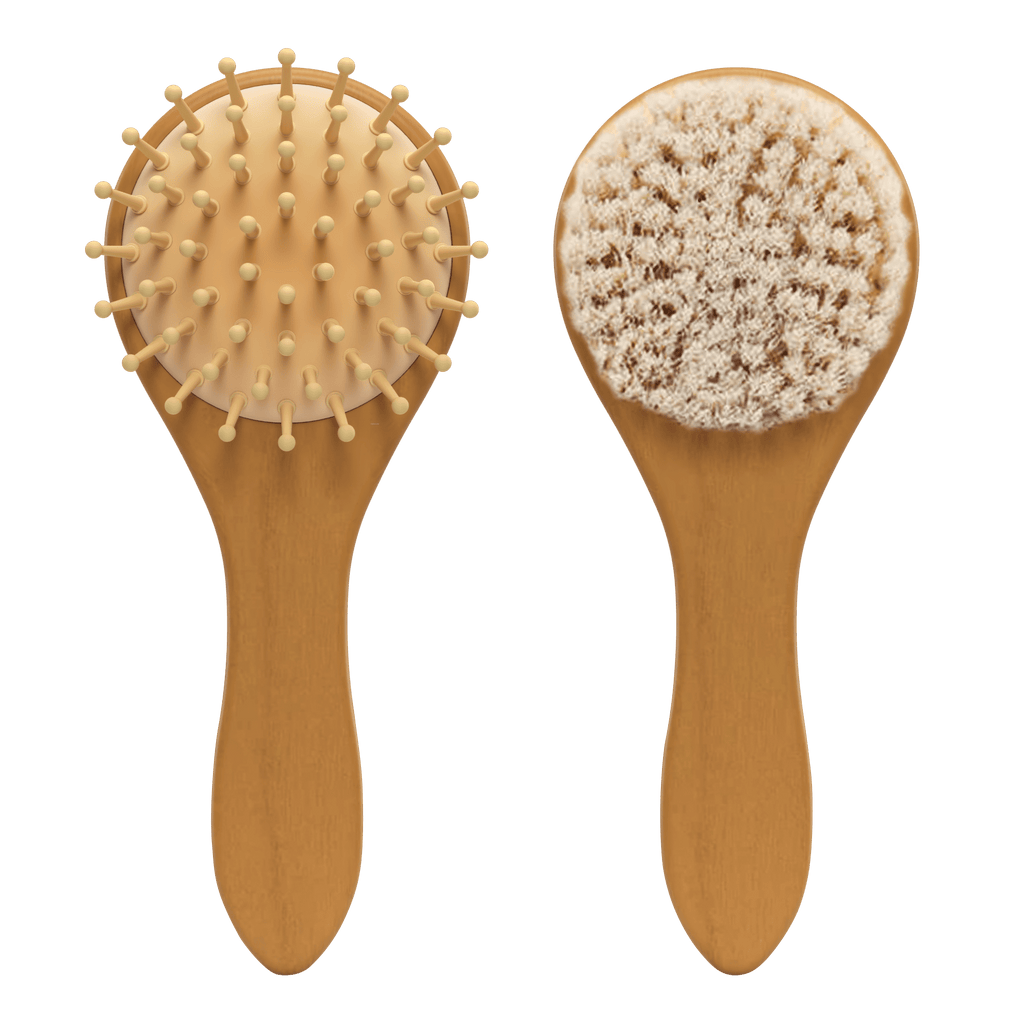 ARC wooden hair brush set